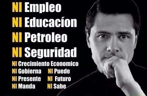 Buendia_Tunel's tweet photo. #SiRenunciaPeña Nos quitamos de encima al más inútil y despreciable NINI que haya tenido este país. http://t.co/eSXsnxgHYB vía @syltm0: