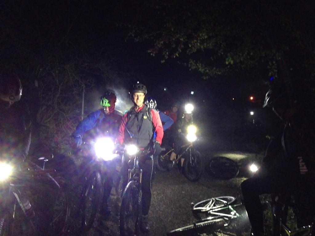 Last nights TNC Tuesday Ride out #ghosttrain #mtb