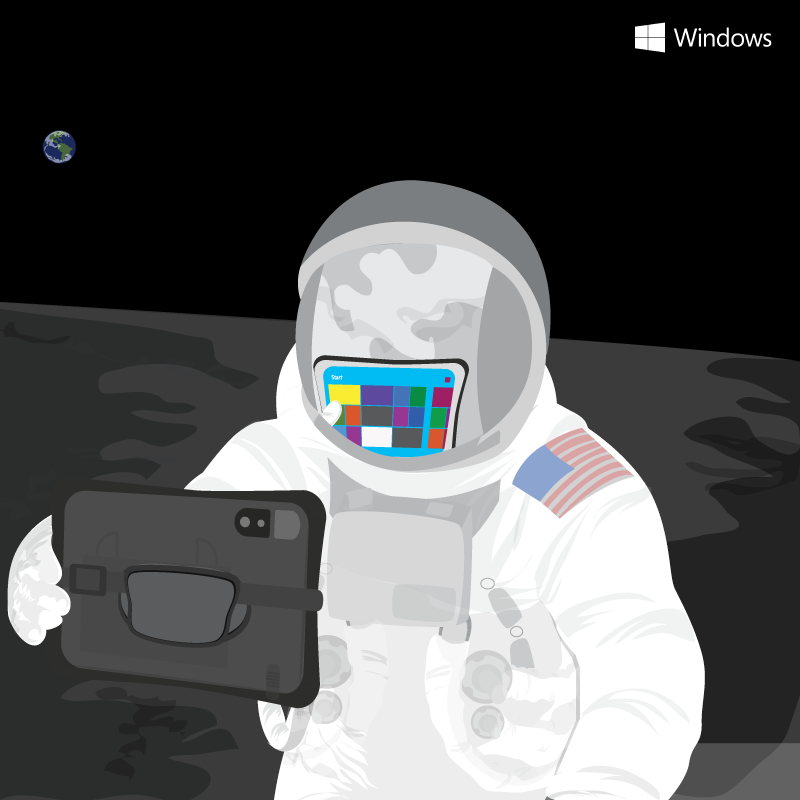 #Interstellar sort aujourd'hui. Nous avons prêté une tablette à Matthew pour l'occasion. Irez-vous le voir ?
