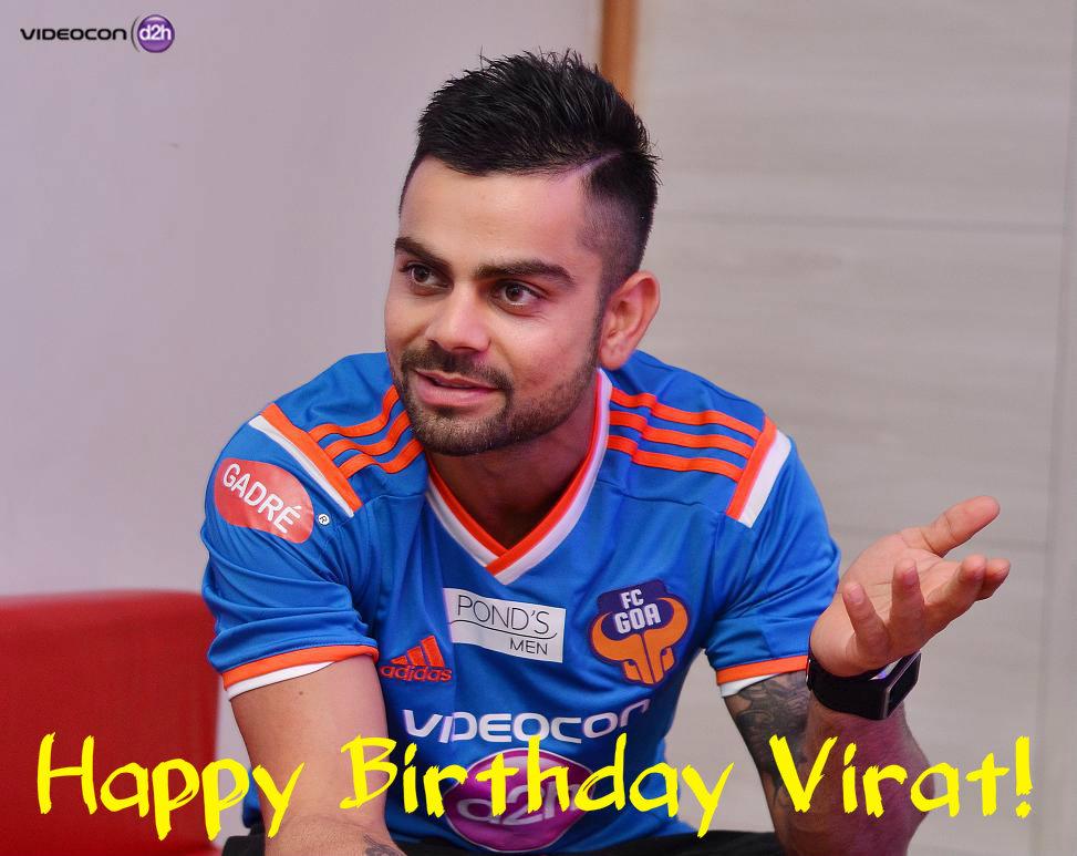 Happy Birthday Virat Kohli!
Join us in wishing our FC Goa co-owner a wonderful year. 