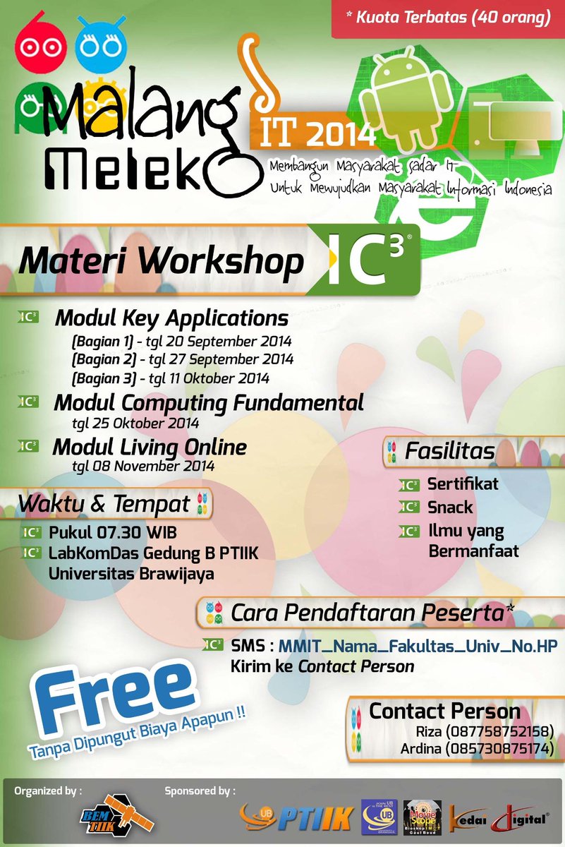 Ayo buruan dftar n ikuti u/ prtmuan 4 n 5 tgl 22 nov. kouta terbatas <a href="/permaseta/">PERMASETA BRAWIJAYA</a>