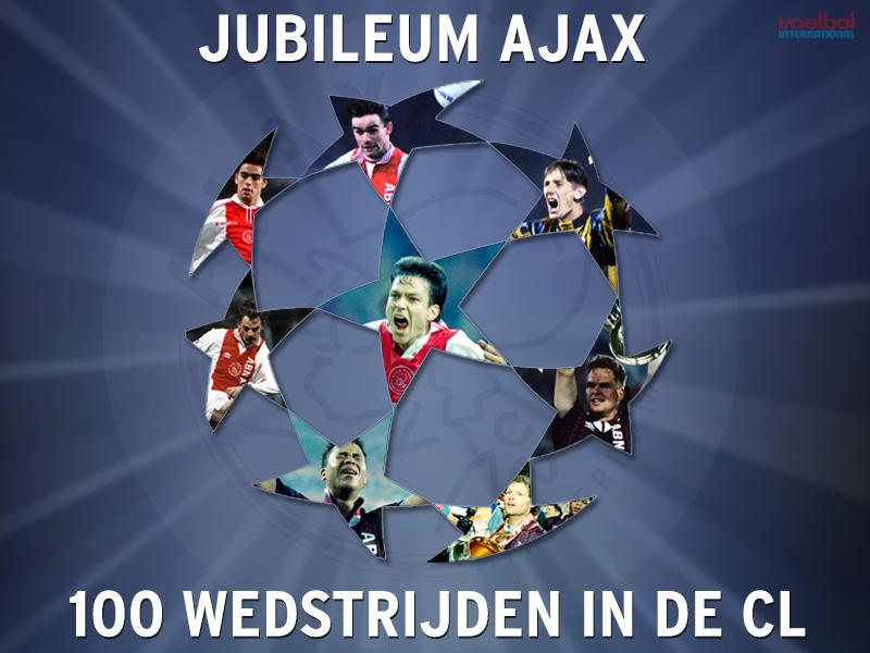 VI_nl's tweet photo. Het thuisduel met Barcelona is de 100ste wedstrijd van @afcajax in de Champions League #ajabar http://t.co/rl37apteU7