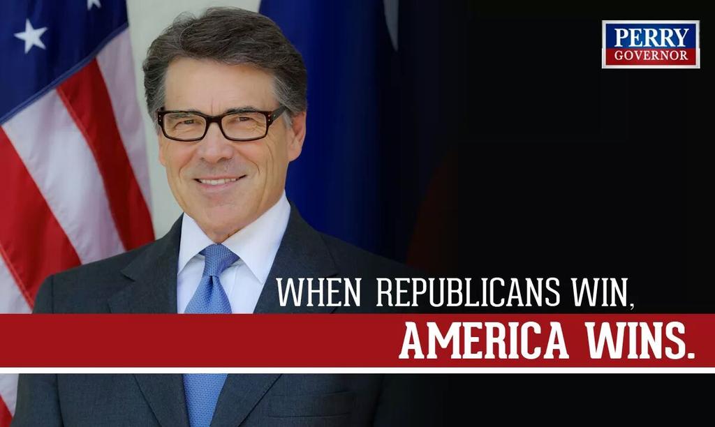 ResistItAllTX's tweet photo. Thank you to @GovernorPerry for spending SO much time helping @GOP candidates bring it home for #GOP2014 #Perry2016 http://t.co/vdjQAfSvNO