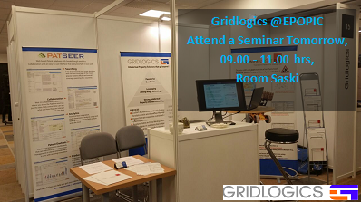 gridlogics's tweet photo. #Gridlogics Seminar @EPOorg #PIcon2014 tomrw 9-11 hrsSaski,Let Patent information play vital role in decision making http://t.co/JOfY5GNfgb