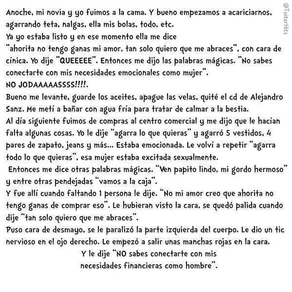 TuiterHits's tweet photo. ¡NO ME CANSO DE LEER ESTO! JAJAJAJÁ http://t.co/fVjHNxF31l