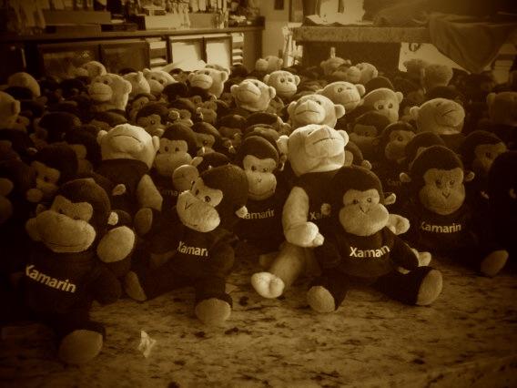 nishanil's tweet image. #Xamarin Monkeys are rocking at #TechEdIn