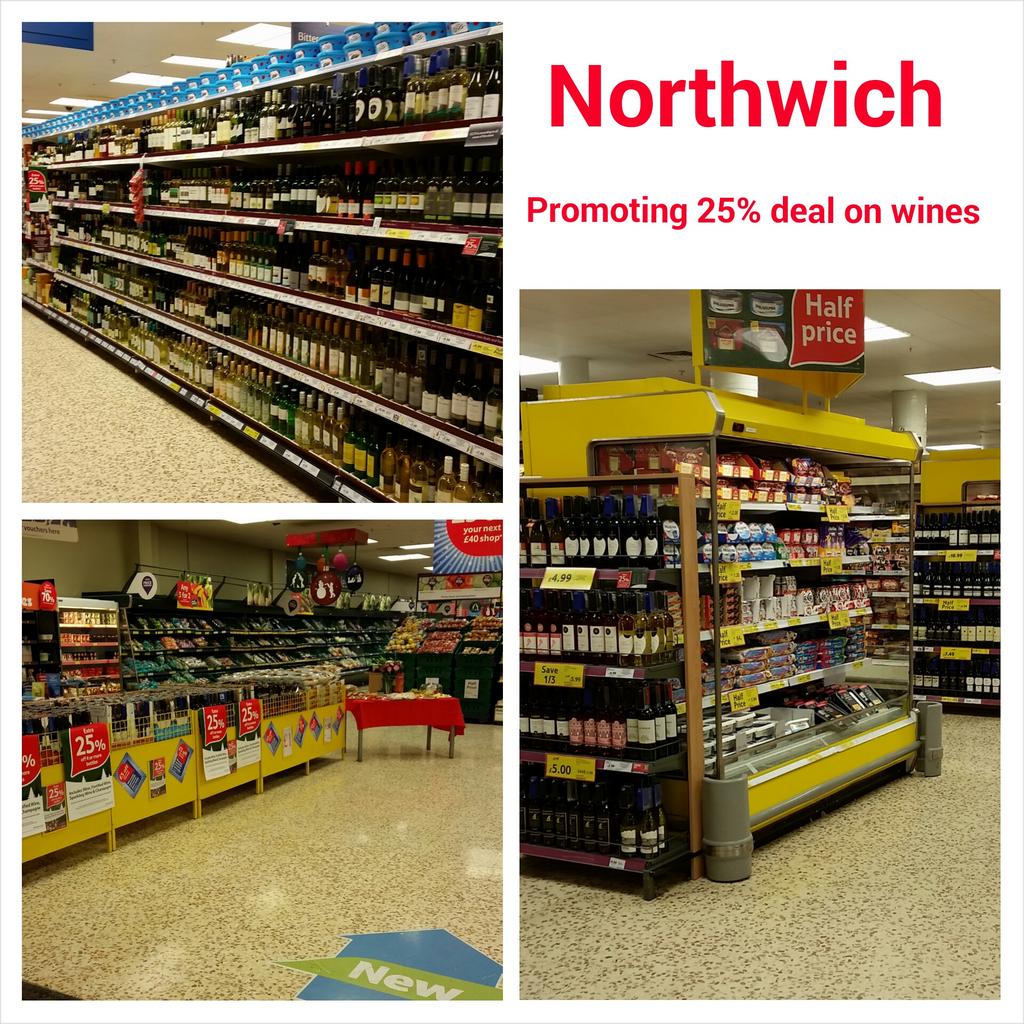 Promoting 25% off wine offer <a href="/ThomasRichard14/">Thomas Richardson</a> <a href="/joshdurr/">Josh Durr</a> @Llittle25