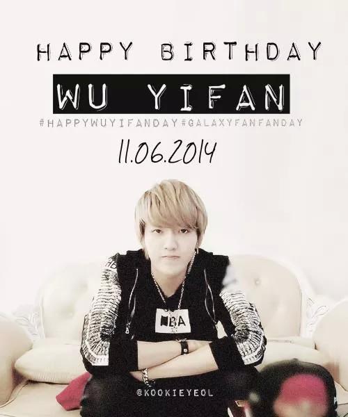 Happy birthday to the most fab dragon, Kris Wu! Wish you all the best. Loveyou     