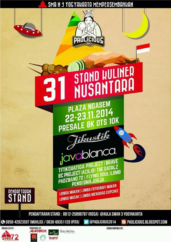 Jizz_AH's tweet photo. mangan - mangan ning padlicious
lihat ke kiri dan kekanan
#padlicious2014 http://t.co/phEe0XJyhG
