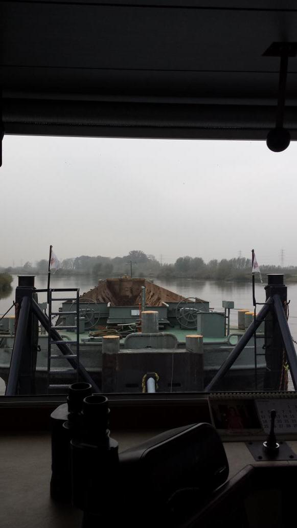 Weer leeg en in de opvaart terug voor morgen eerste beurt klei laden #viking#ijssel#boskalis