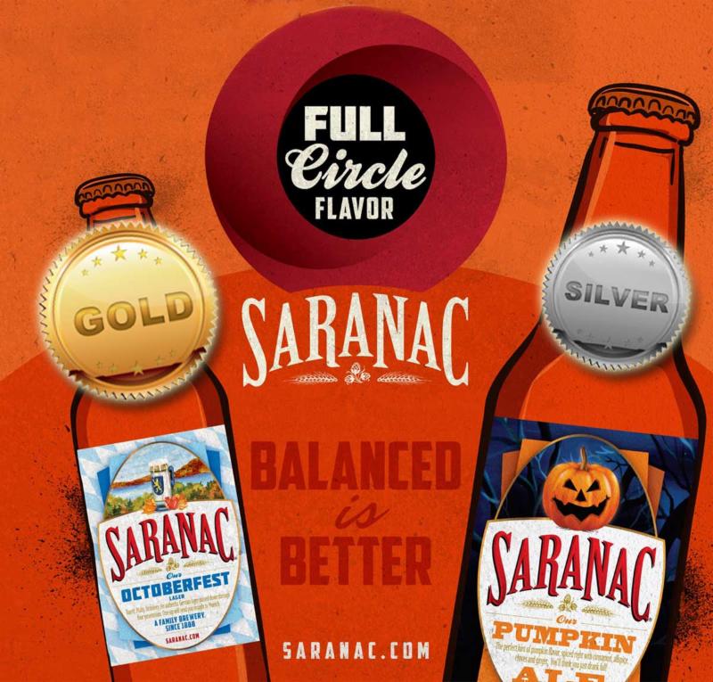 @SaranacBrewery won 2 #medals at #BrusselsBeerChallenge,the #19th and #20th of 2014. #Saranac is making great #beers