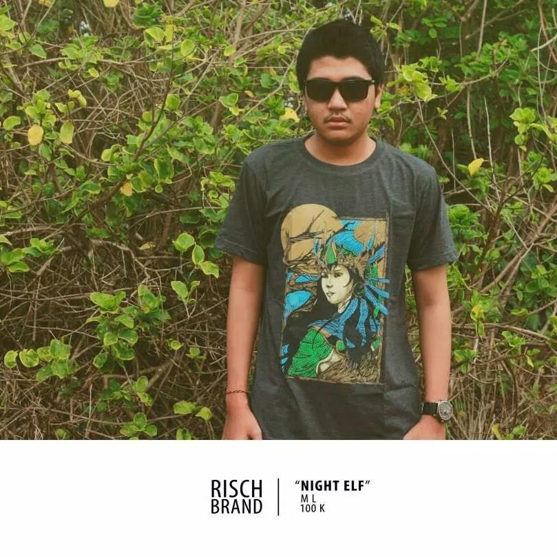 #RISCHBRAND "NIGHT ELF" | IDR 100K | Available size M,L | SMS ORDER : 087860338751