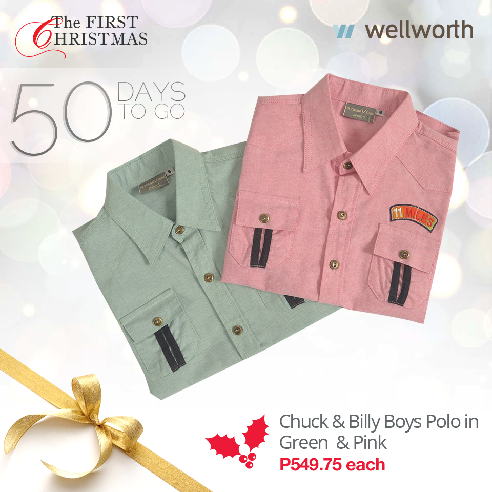 WellworthPH's tweet image. Holiday OOTD finish for your boys with this Chuck &amp;amp; Billy Boys Polo for only P549.75 each. #wellworthit #FirstCh...