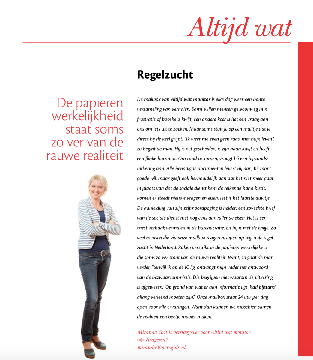 pointer_kroncrv's tweet photo. Herkent u dit aangrijpende verhaal? http://t.co/jf3yV6bnqY Deel uw ervaringen met ons! (RT = dank!) #awmonitor http://t.co/qFtt5iBxqc