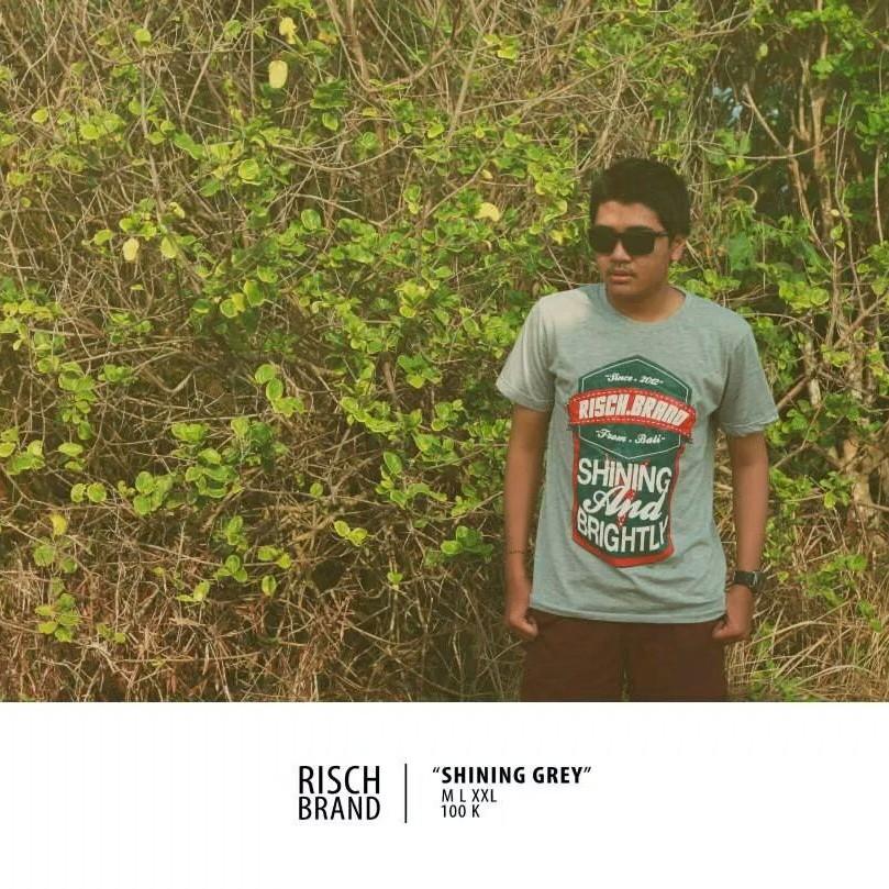 #RISCHBRAND "SHINING GREY" | IDR 100K | Available size M,L,XXL | SMS ORDER : 087860338751