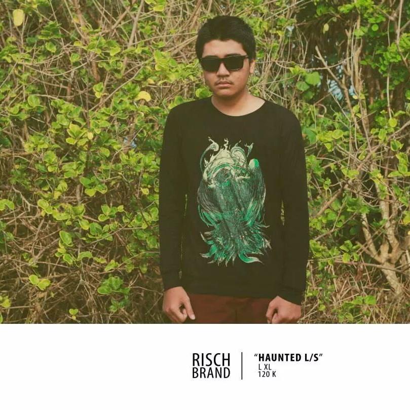 #RISCHBRAND "HAUNTED L/S" | IDR 120K | Available size L,XL | SMS ORDER : 087860338751