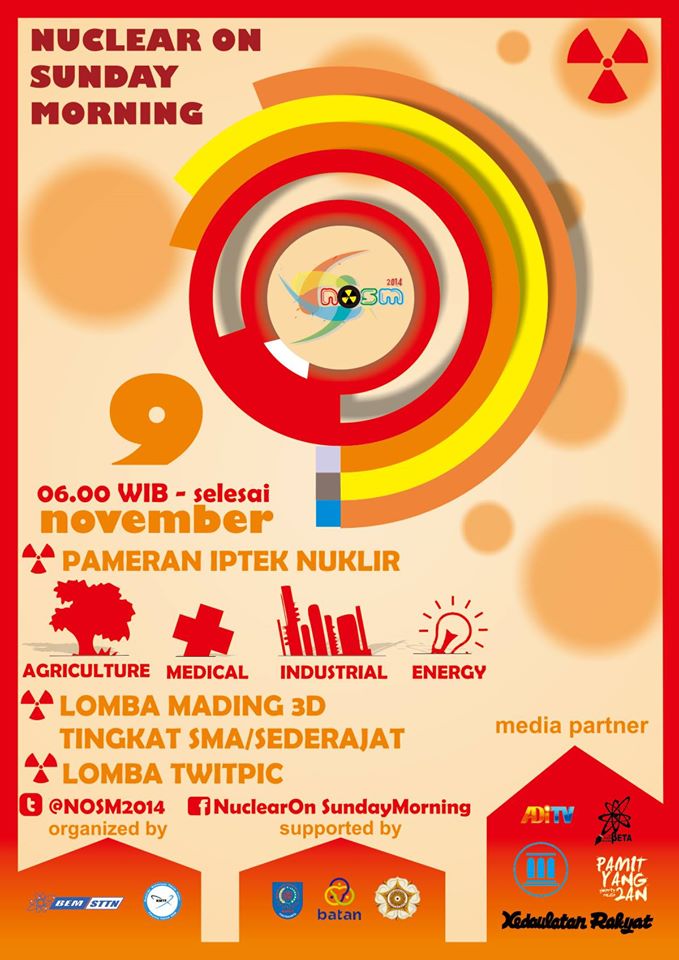 alfarisiee's tweet photo. come, and learn more about NUCLEAR #NOSM2014 yuk mari ~ At lembah @UGMYogyakarta on Sunday Morning. 9 Nov 2014 http://t.co/1uY8RhmYUW