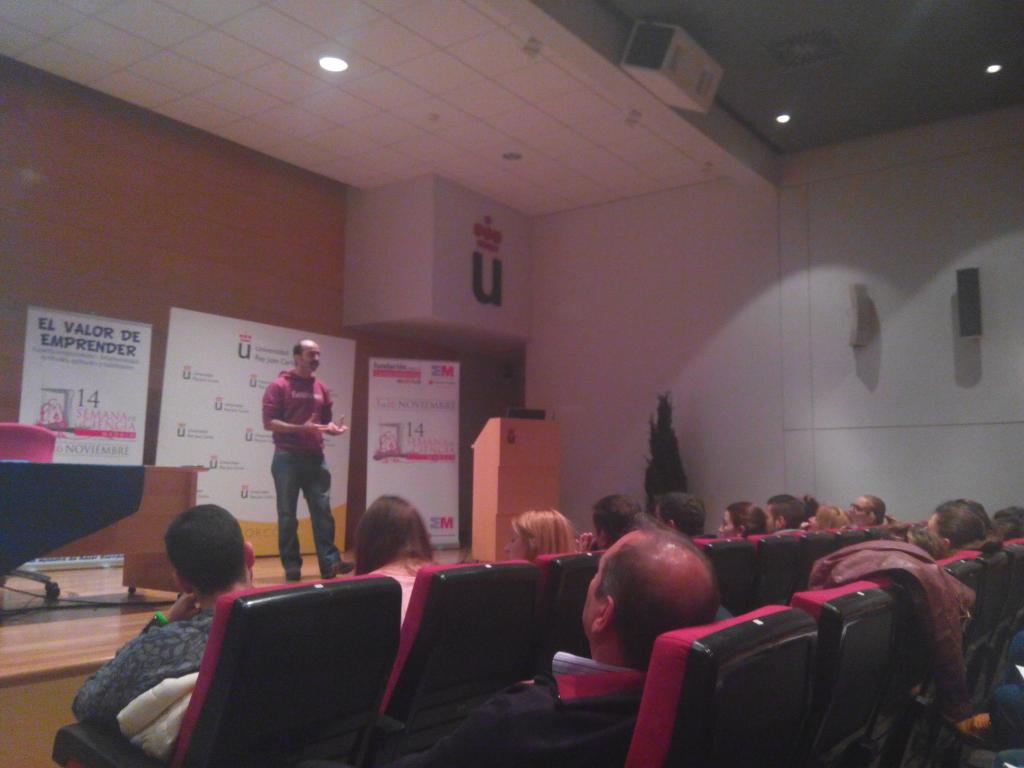 madrimasd's tweet photo. Gran ponencia de Pablo Rodriguez @betabeers en #SemanaCienciaMadrid sobre #EmprenderEnInternet http://t.co/eqrmAtmy9h