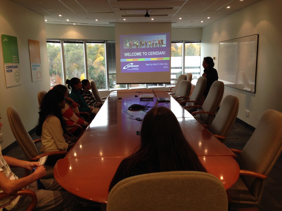 Could these be future Ceridianites? @Ceridian hosts 'Take Your Kids to Work Day'