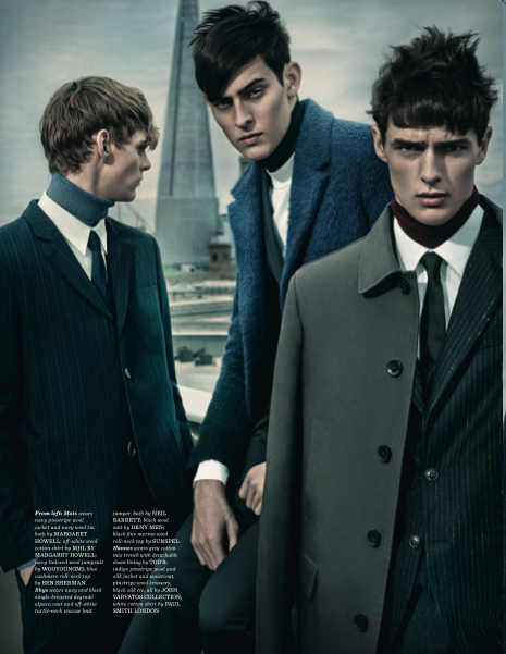 TheGQStyle's tweet photo. Pin Striped Punks styled by @LJDay and shot by #ThomasCooksey. DOWNLOAD NOW: http://t.co/RrmJMu3mMI http://t.co/8VGRvIWhpt
