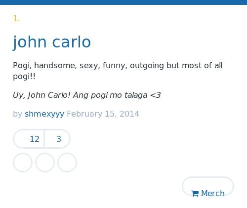 Urban Dictionary on Twitter "JAYCubana john carlo Pogi