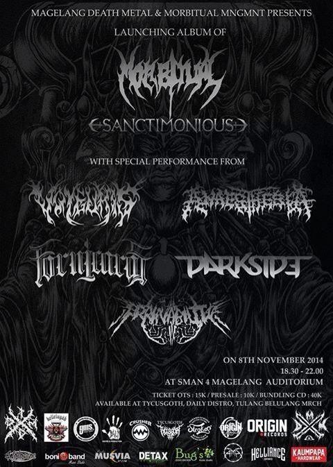 Dont forget!Release party album "sanctimonious" 8 nov. Available cd's at <a href="/OriginMerchYk/">ORIGIN MERCH YK</a> <a href="/TLBLNG_merch/">TULANGBELULANG merch</a> @tycusgoth_mgl