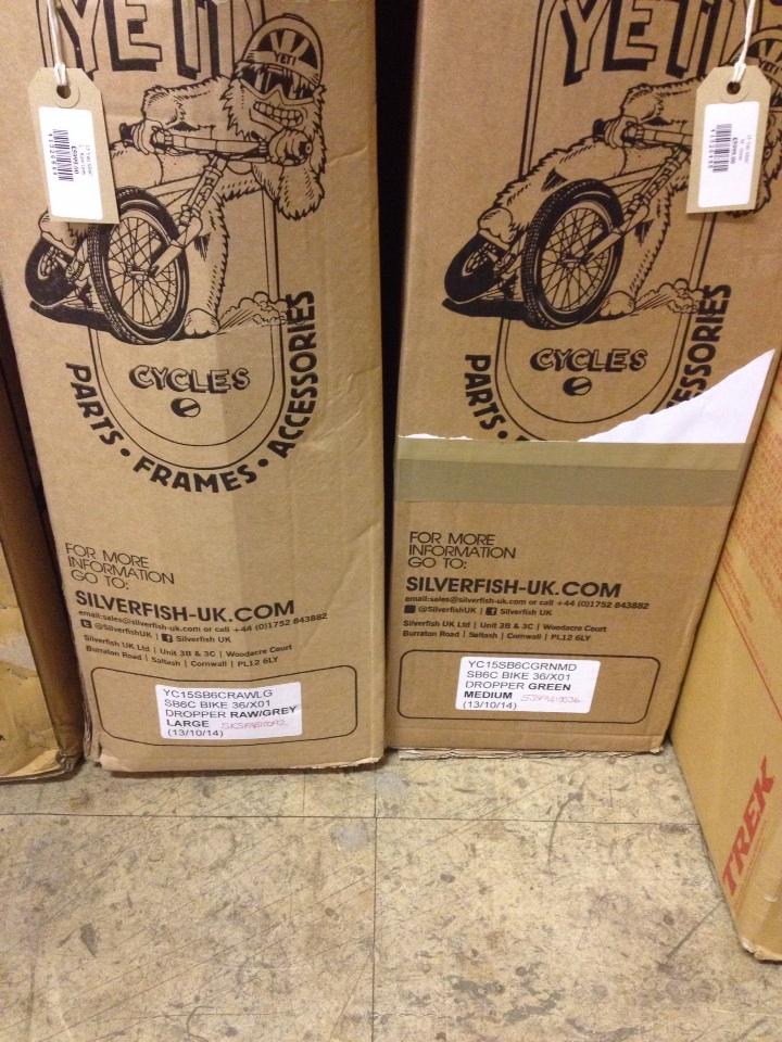 Leisure Lakes West Brom (@llbikeswestbrom) on Twitter photo The workshop will love this afternoons work, 2 <a href="/Yeticycles_uk/">Yeti Cycles UK</a> SB-6's to build for display! <a href="/LLBikes/">Leisure Lakes Bikes</a> #raw #green The workshop will love this afternoons work, 2 <a href="/Yeticycles_uk/">Yeti Cycles UK</a> SB-6's to build for display! <a href="/LLBikes/">Leisure Lakes Bikes</a> #raw #green