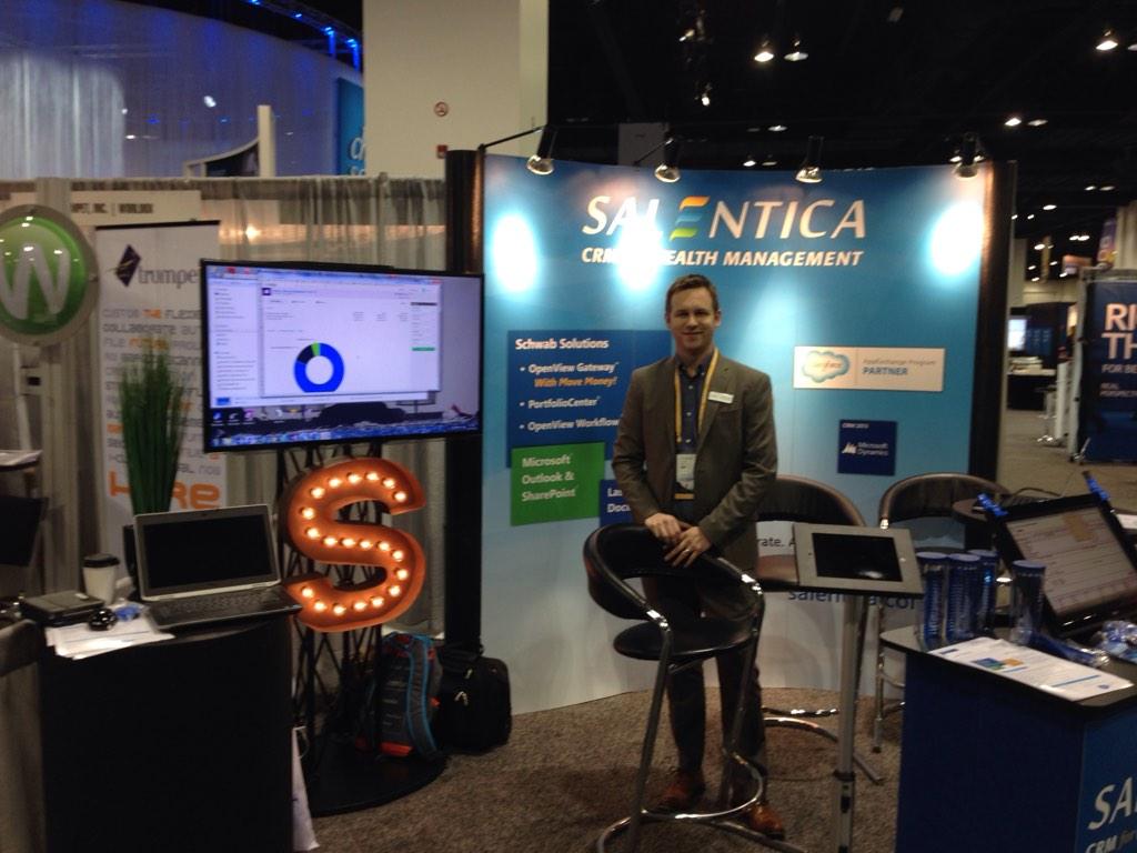 brourke's tweet photo. First full day at #SchwabIMPACT.  Looking forward to catching up with friends and clients at @Salentica booth 433 http://t.co/Rw23ZyYcBk
