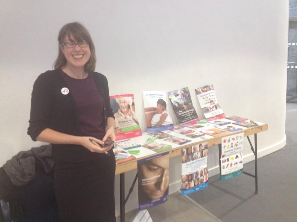 Reid1Sandy's tweet photo. @NHSGrampian Delighted to support OT colleagues today#aberdeenhealthvillage #OTWeek2014 http://t.co/bC5tbGwYXk