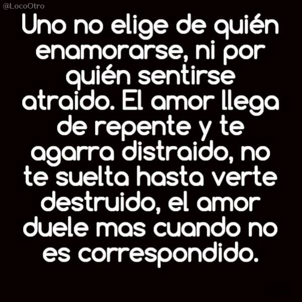 LocoOtro's tweet photo. Uno no elige de quien enamorarse... http://t.co/TimCNxYqvX