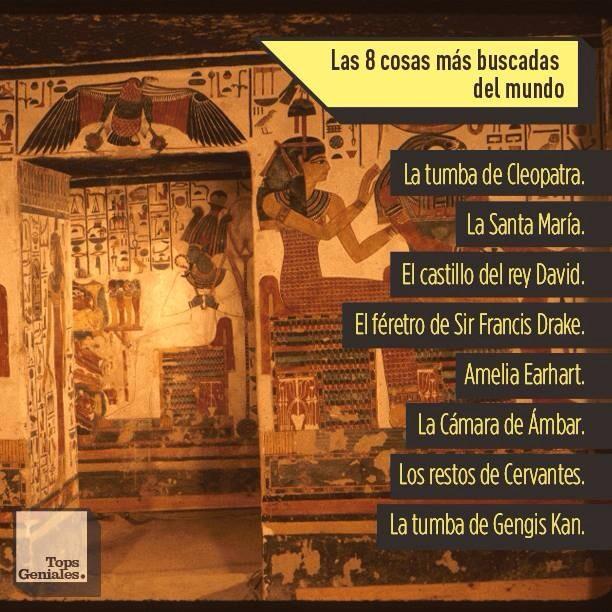 Las 8 cosas mas buscadas del mundo.