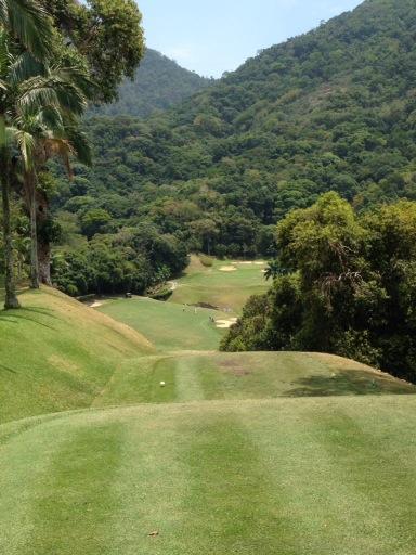 And you better be accurate off the tees. Check out tee shot on 5. The hole is carved right thru the mountain