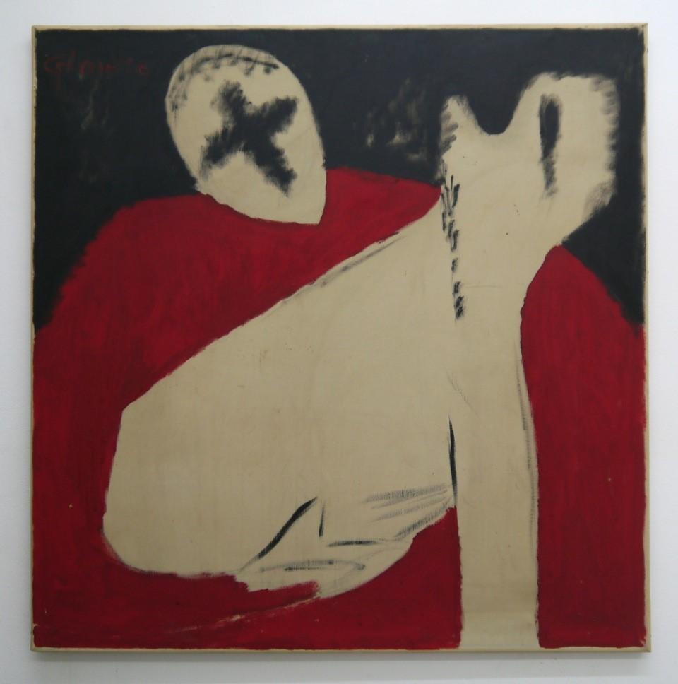 PierreSpake's tweet image. Opens tonite solo show  #MaeveGilmore @ancientandmod gallery EC1 artist/wife of #MervynPeake lent #painting do pop by