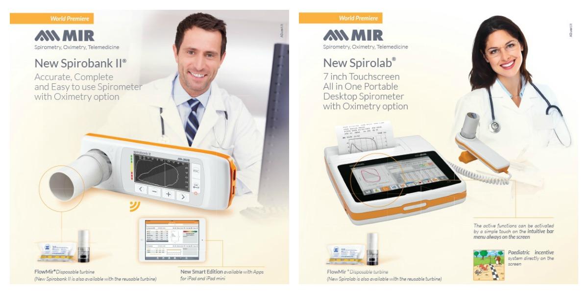 MIRmedical's tweet image. New #Spirobank and #Spirolab: world premiere @MEDICATradeFair - 12 to 15 Nov. in Düsseldorf spirometry.com