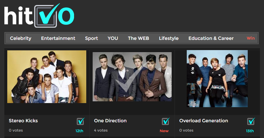 TheRespectApp's tweet image. Show you love for #stereokicks &amp;amp; #OverloadGeneration 

Vote on the new hitvo.com

#boybands #launch