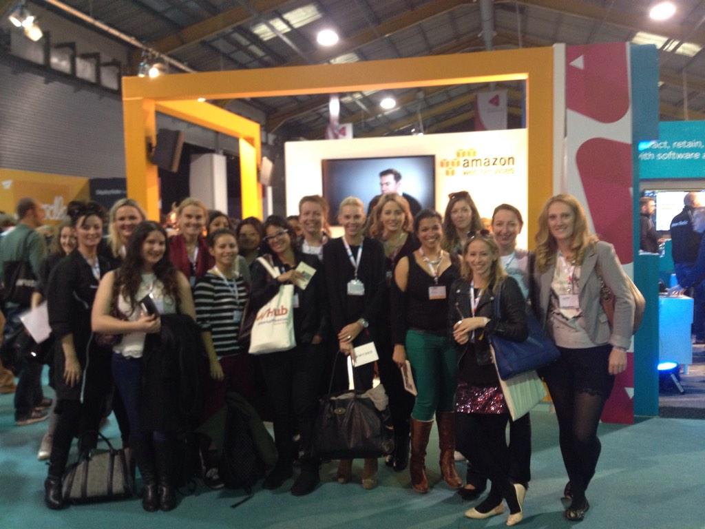GirlCrewApp's tweet photo. Sooooo many female founders 👊 this isn't even half of us ;) #wowcrew #websummit @WebSummitHQ @cindygallop http://t.co/Vk3xKDVA7F