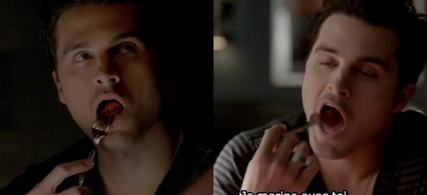 MalarkeyFrance's tweet photo. hot! ๐ RT @tvdlacra @mkmalarkey learn how to be sexy enzo up eating .. ๐โค๐ #EnzoReturns #TVD http://t.co/dGnW5491OW