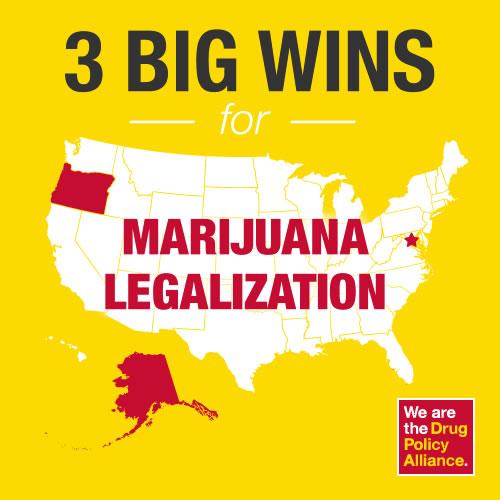 DrugPolicyOrg's tweet image. The war on marijuana was dealt three big blows last night! bit.ly/10VdXV3 #NoMoreDrugWar #Oregon #Alaska #DC