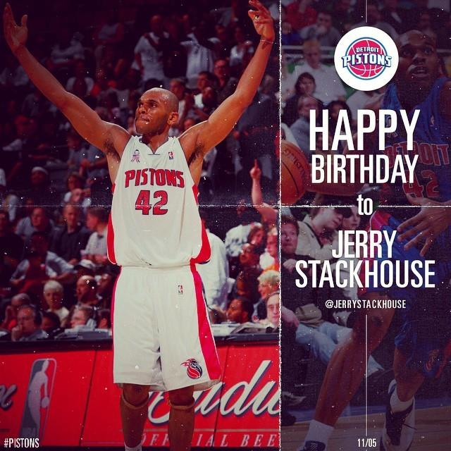 Happy Birthday Jerry Stackhouse!   by detroitpistons 