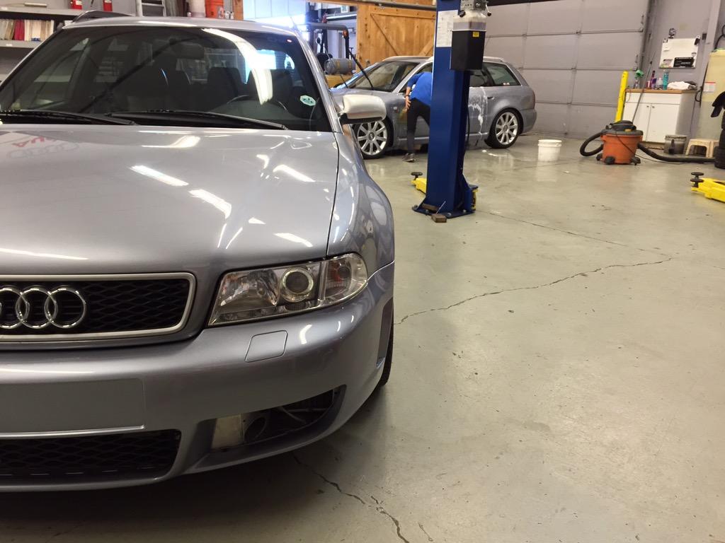 There are allegedly 5 true B5 RS4's in the country.... And 2 of them are in our shop currently. #3zero3MS #B5RS4