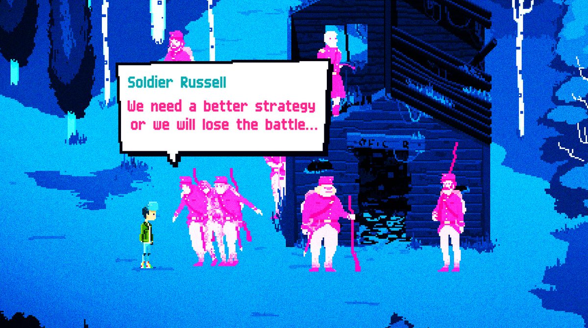 Fourattic's tweet photo. War isn't over. #CrossingSouls #gamedev #indiedev #pixelart #videogame #screenshotsaturday #wip http://t.co/ksw5biitL5