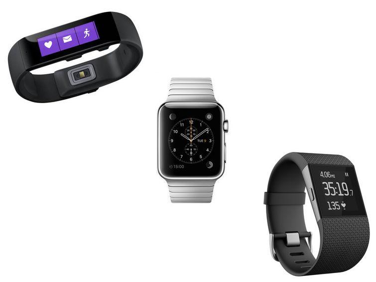 bitcoigner's tweet photo. #MicrosoftBand vs #AppleWatch vs #FitbitSurge SmartWatches http://t.co/lrXjUIYYak #Wearables #KillerDevices http://t.co/WZ6PshIFan