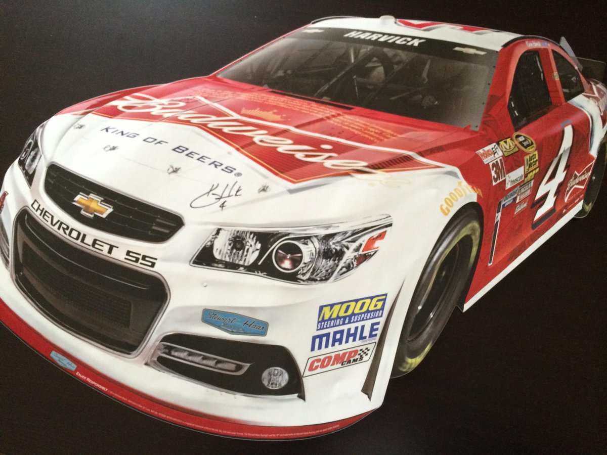 KevinHarvick's tweet image. Retweet to win this @Budweiser wall decal. One winner picked at random in 4hrs. #WinItWednesday