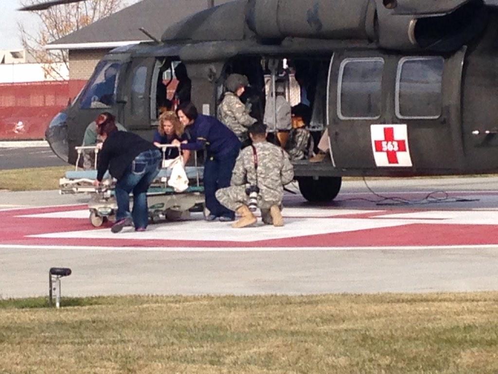 HolyCrossDavis's tweet photo. Copter landing, transporting patients, and more interviewing #VGUT14 http://t.co/Gd1G6fB0al