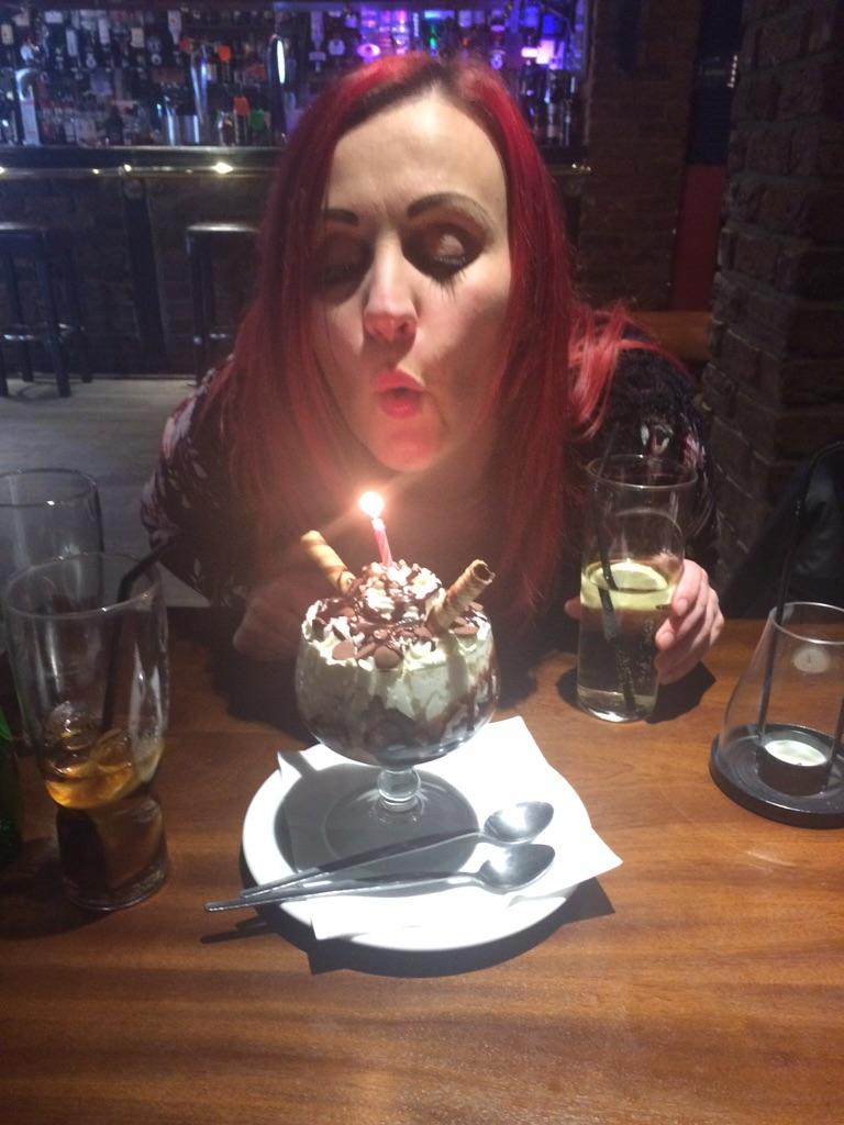 Birthday pudding for my bff!!! X