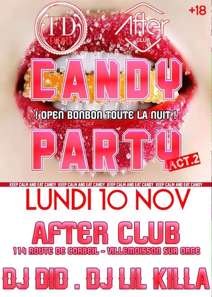 AllanLeewis's tweet photo. Sa se passe ici LUNDI 10 NOVEMBRE (veille de jour ferié) !! #CandyParty #BonbonTouteLaNuit #FdEvents http://t.co/3IQmj6WEiO