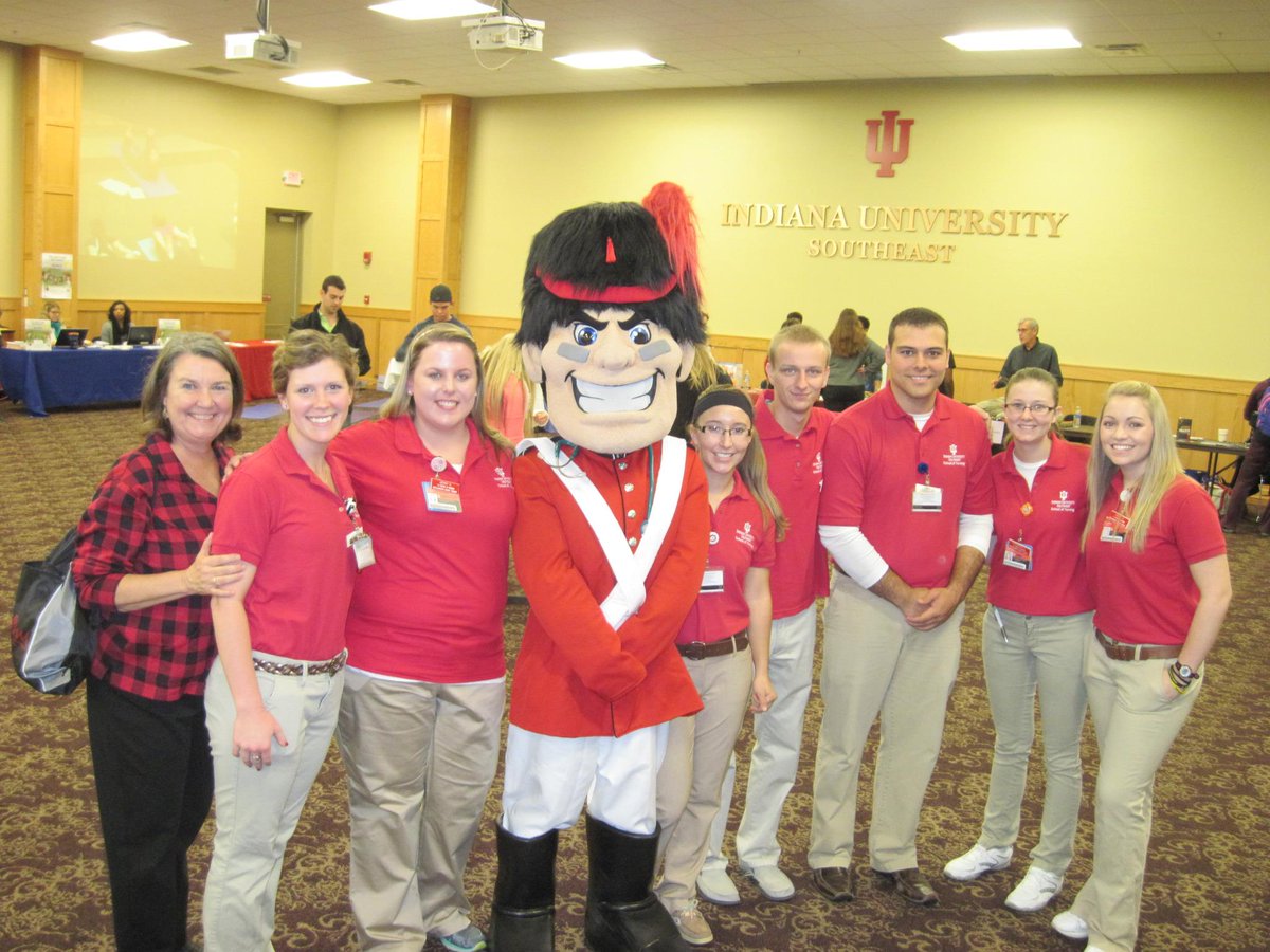 <a href="/SPC_IUSoutheast/">SPC IU Southeast</a>, <a href="/IUSoutheast/">IU Southeast</a> Nursing students, &amp; Prof Myers helped me "find my balance" at Health Fair today!