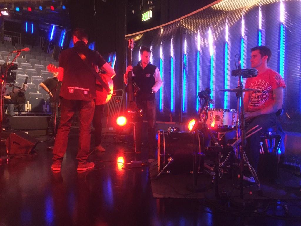 petedaydrums's tweet photo. Sound checking for the #BBCNolan show tonight with @the_nooks tune in!! BBC 1 - 10.35pm http://t.co/wQ8uas6TzK