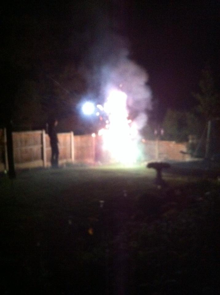 Enjoying the fireworks #familyfun