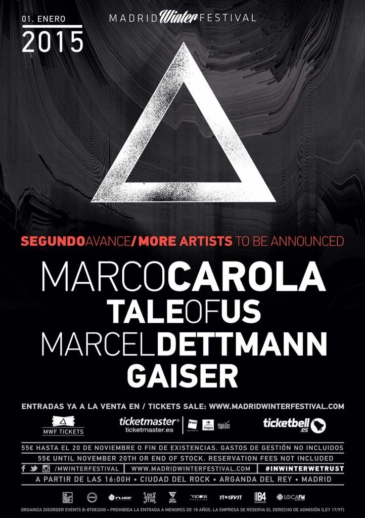 CONCURSAZO; RT y participa en el sorteo de dos entradas VIP para #MWF2015 hoy mas que nunca #InWinterWeTrust